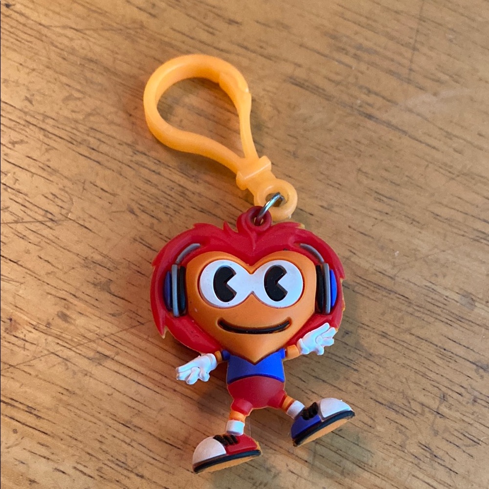 Kids Heart Challenge KHC Move More Character Keychain American Heart Association
